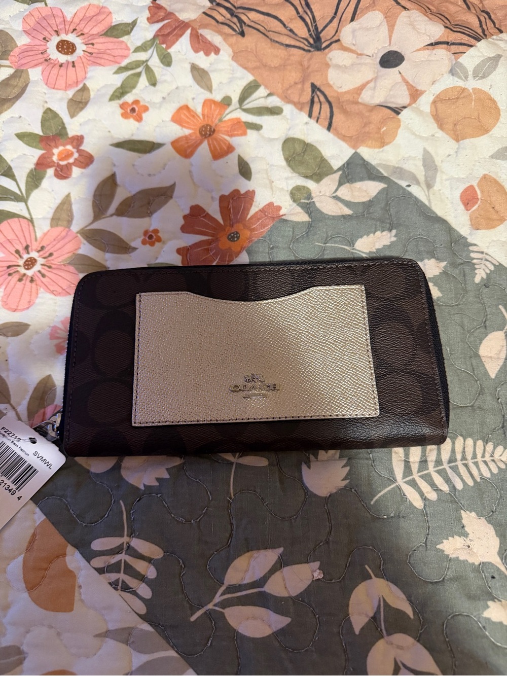 Coach Long Zip Around Wallet